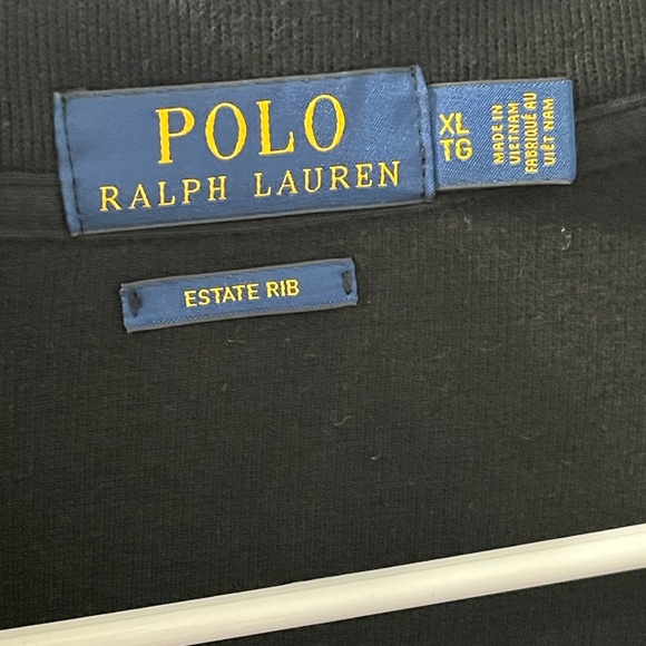 Polo Ralph Lauren Black Quarter-Zip Pullover - Picture 5 of 5